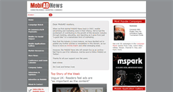 Desktop Screenshot of mobiadnews.com